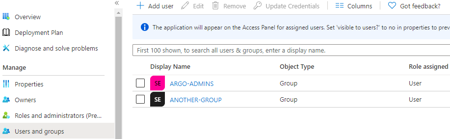 Azure Enterprise SAML Users