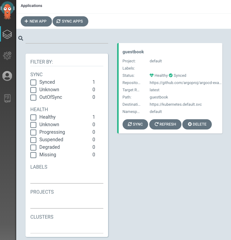 guestbook app