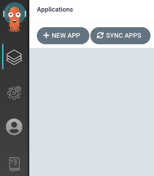 + new app button