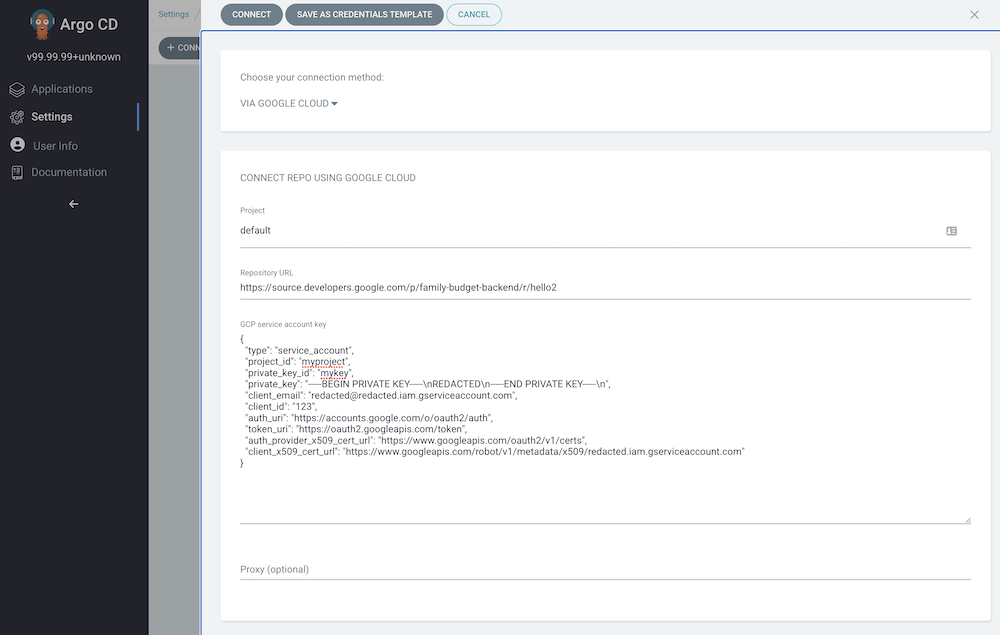 connect repo