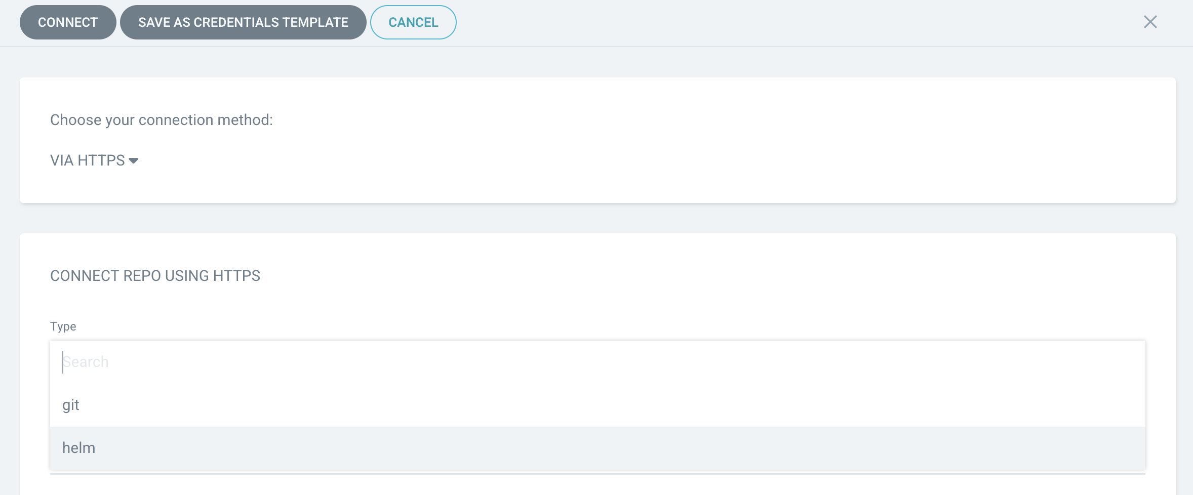 helm repository type