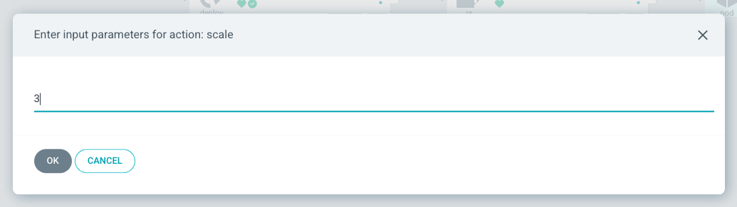 input field for scaling